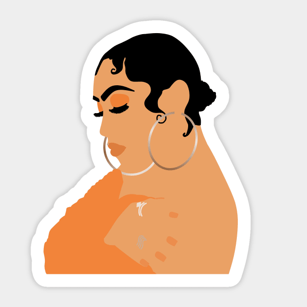 Missunderstood Queen Naija Sticker by sofjac